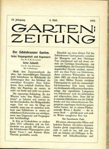Garten-Zeitung, 1919